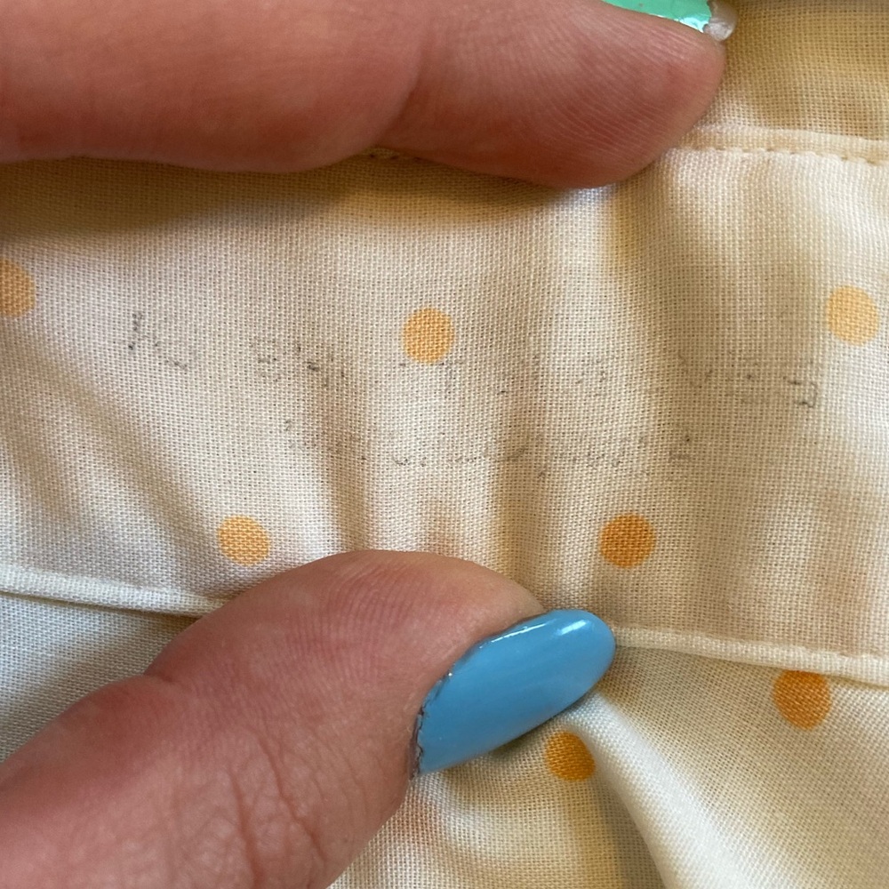 Vintage polka dot button down blouse - Picture 3 of 6